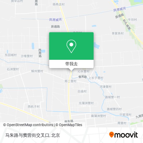 马朱路与窦营街交叉口地图