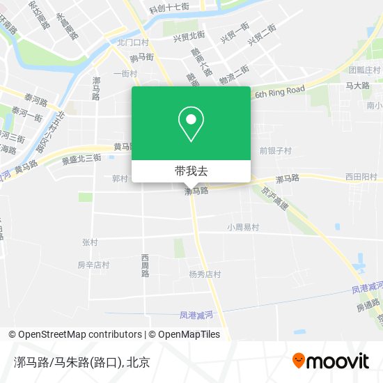 漷马路/马朱路(路口)地图