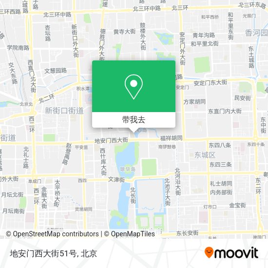 地安门西大街51号地图