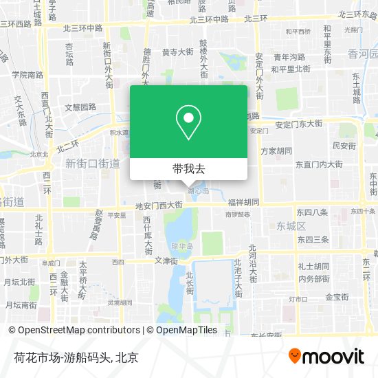 荷花市场-游船码头地图