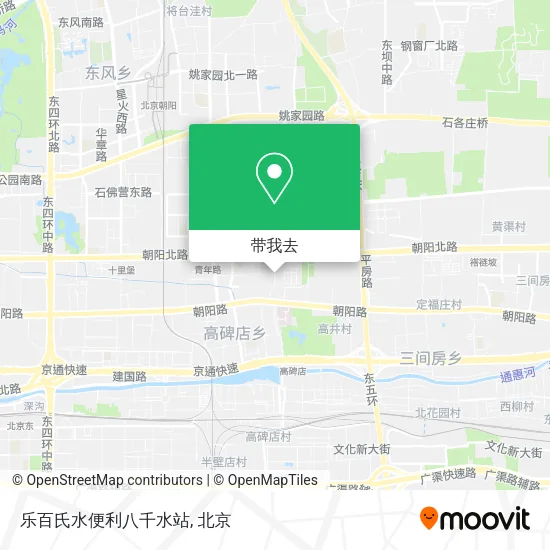 乐百氏水便利八千水站地图