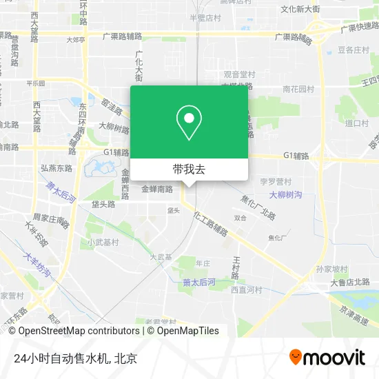 24小时自动售水机地图