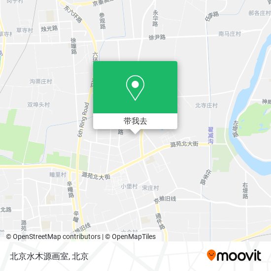北京水木源画室地图