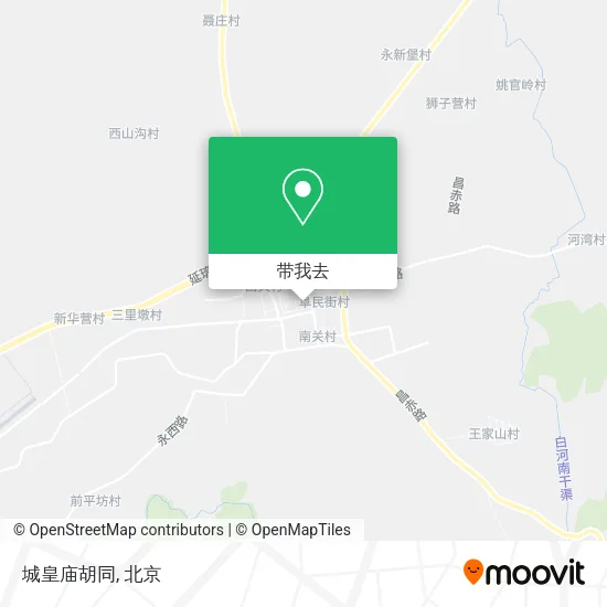 城皇庙胡同地图