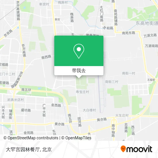 大罕宫园林餐厅地图