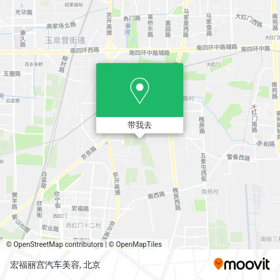 宏福丽宫汽车美容地图