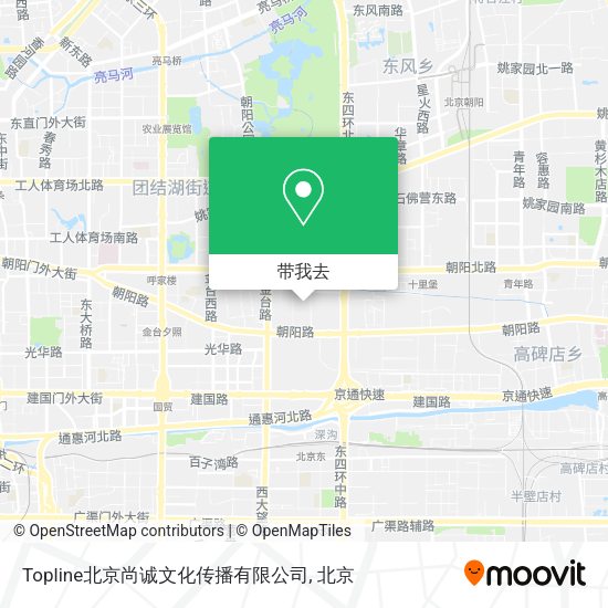 Topline北京尚诚文化传播有限公司地图