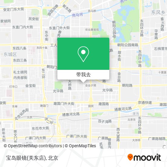 宝岛眼镜(关东店)地图