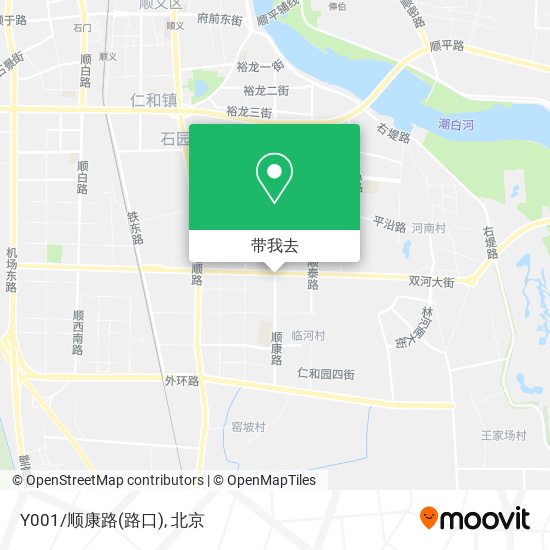 Y001/顺康路(路口)地图