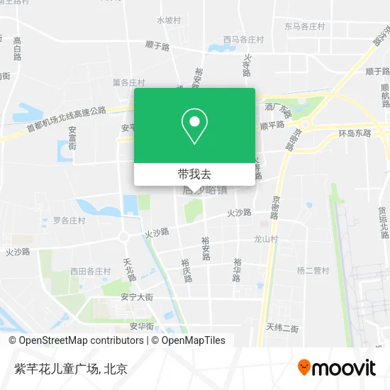 紫芊花儿童广场地图
