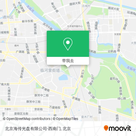 北京海传光盘有限公司-西南门地图