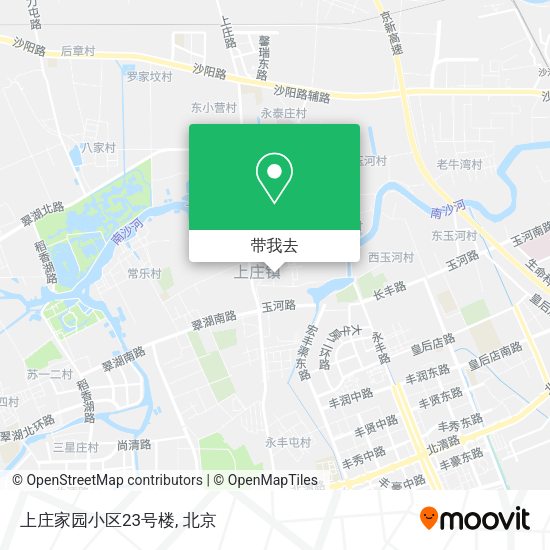 上庄家园小区23号楼地图