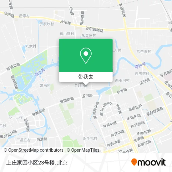 上庄家园小区23号楼地图