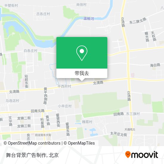 舞台背景广告制作地图