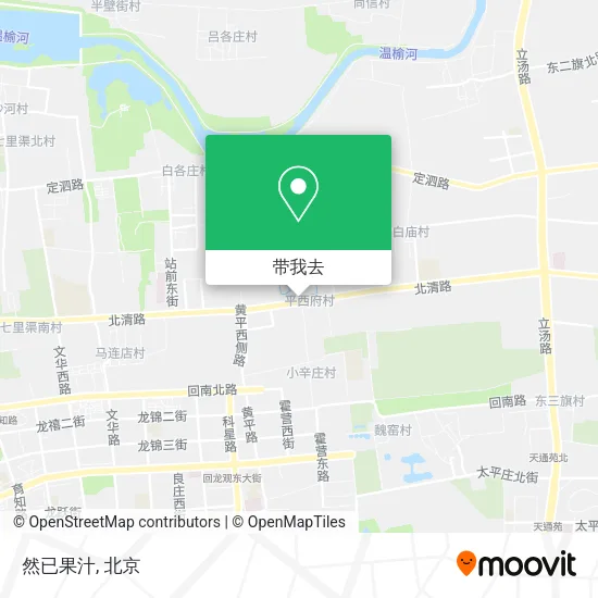 然已果汁地图