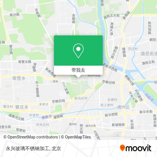 永兴玻璃不锈钢加工地图