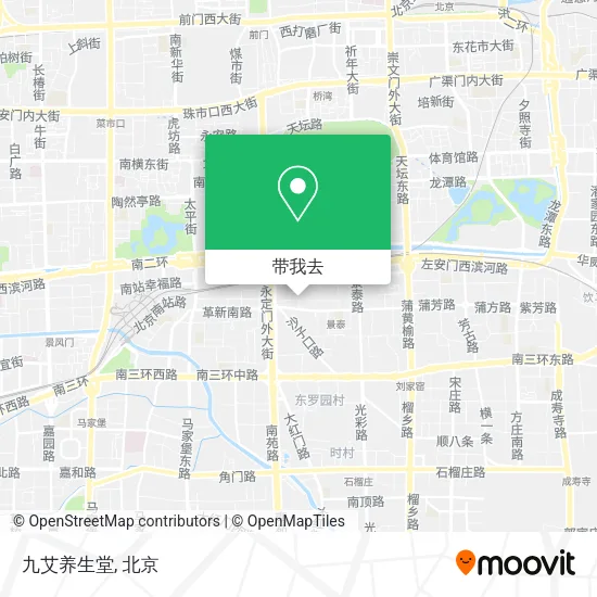 九艾养生堂地图