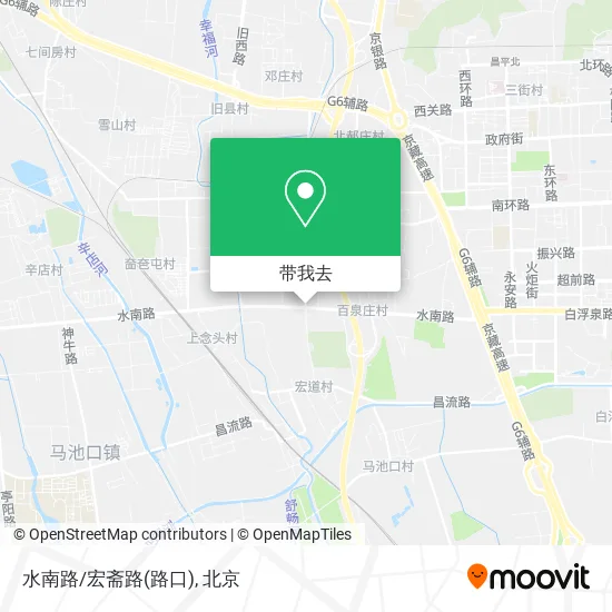 水南路/宏斋路(路口)地图