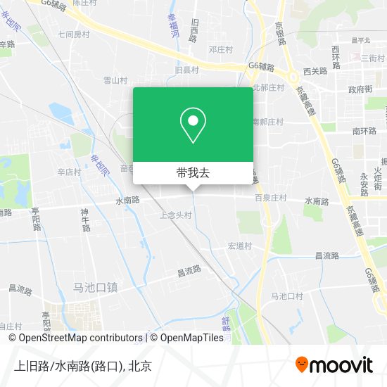 上旧路/水南路(路口)地图