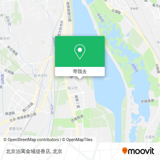 北京泊寓金域缇香店地图