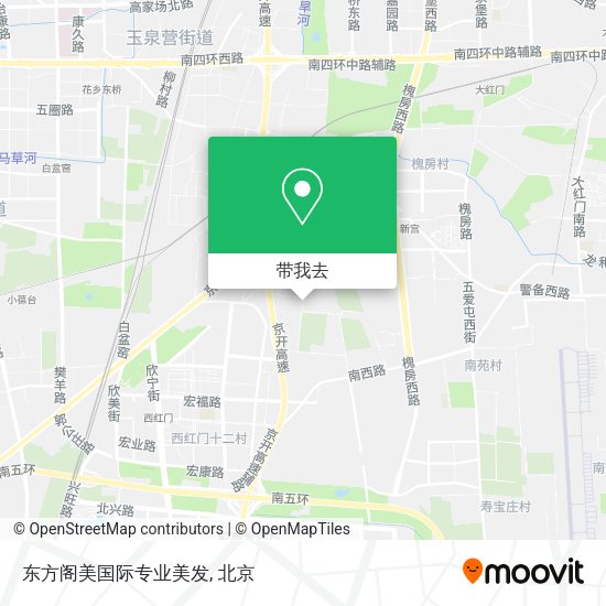 东方阁美国际专业美发地图
