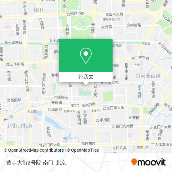 黄寺大街2号院-南门地图