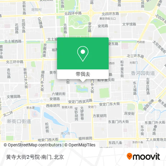 黄寺大街2号院-南门地图