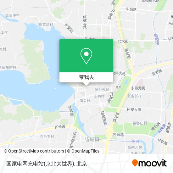国家电网充电站(京北大世界)地图