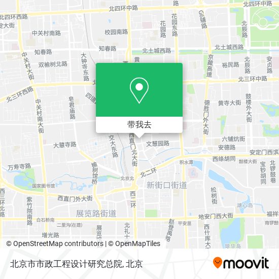 北京市市政工程设计研究总院地图