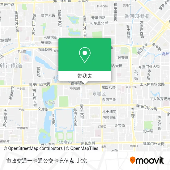市政交通一卡通公交卡充值点地图