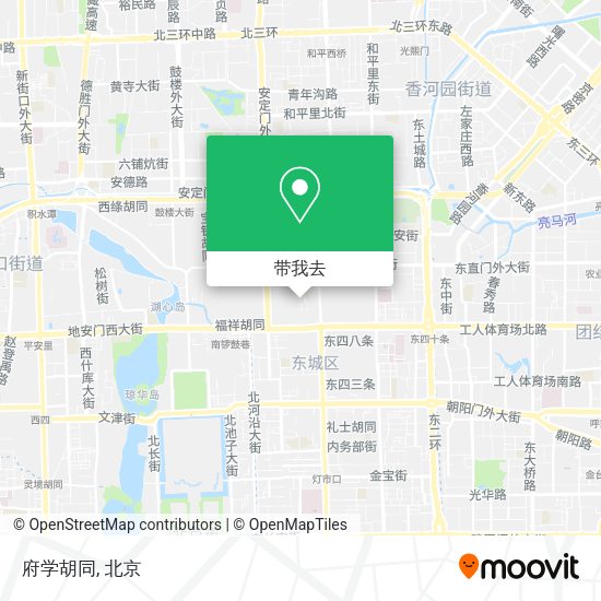 府学胡同地图