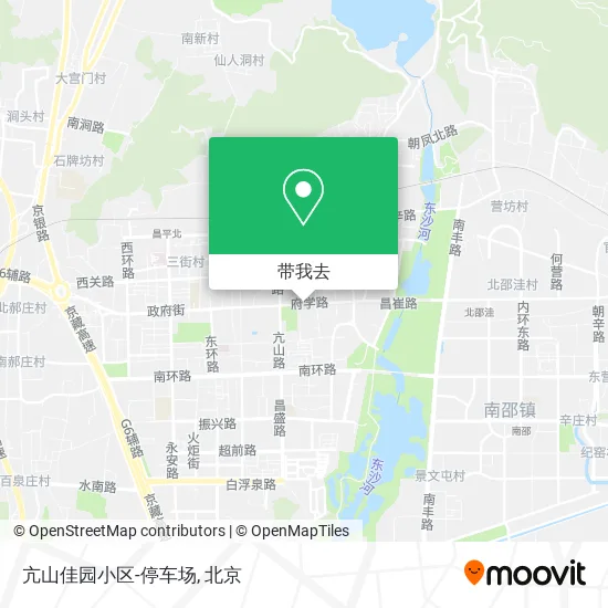 亢山佳园小区-停车场地图