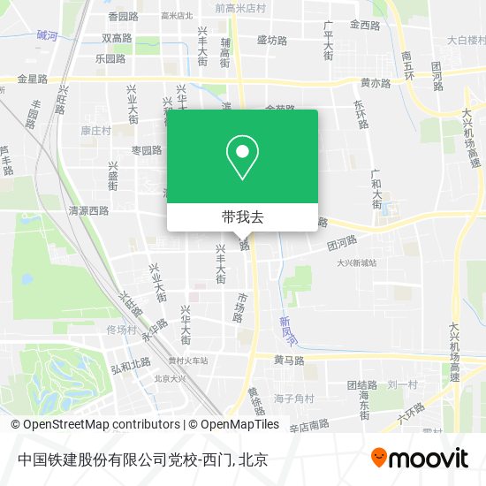 中国铁建股份有限公司党校-西门地图