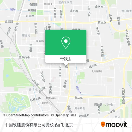中国铁建股份有限公司党校-西门地图