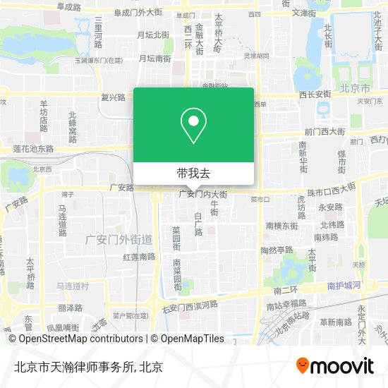 北京市天瀚律师事务所地图