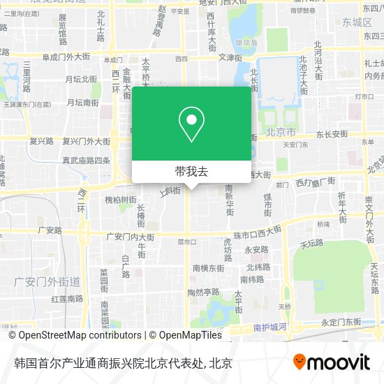 韩国首尔产业通商振兴院北京代表处地图