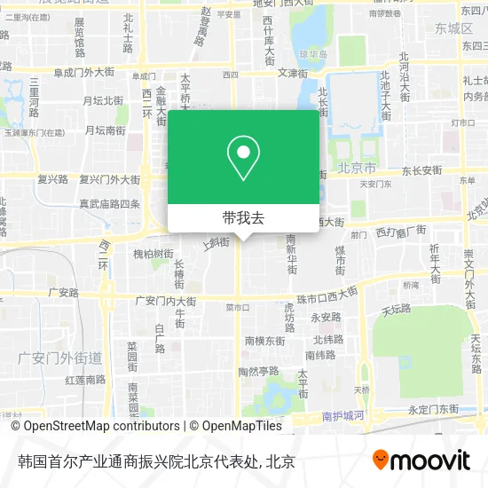 韩国首尔产业通商振兴院北京代表处地图