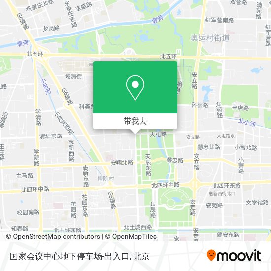 国家会议中心地下停车场-出入口地图