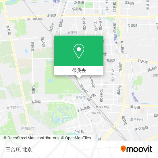 三合庄地图