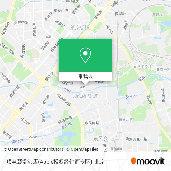 顺电颐堤港店(Apple授权经销商专区)地图