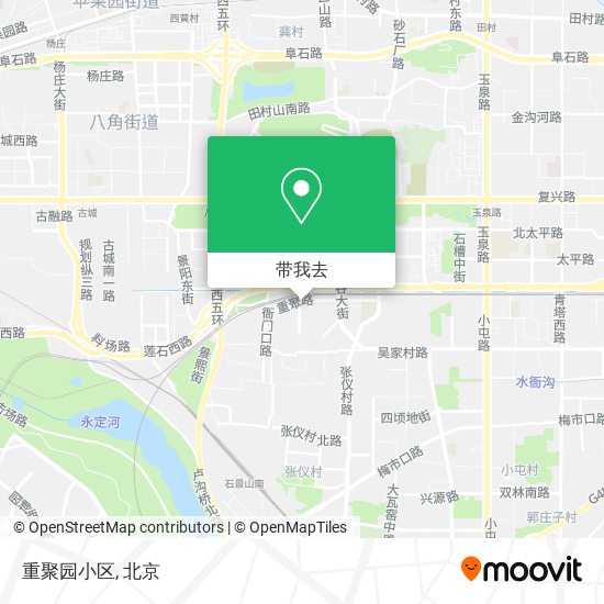 重聚园小区地图