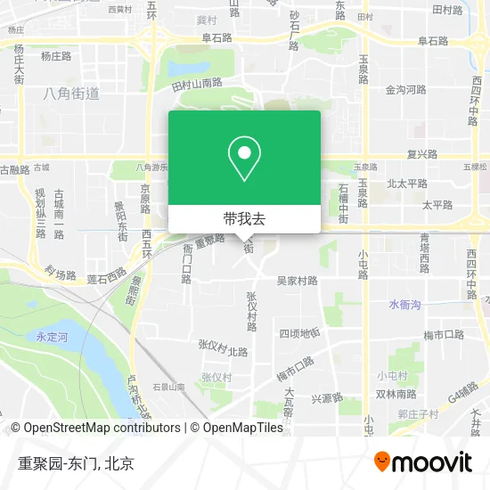 重聚园-东门地图