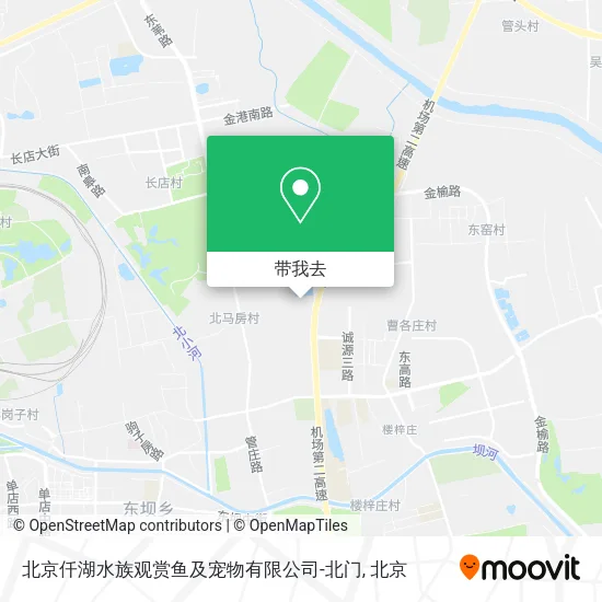 北京仟湖水族观赏鱼及宠物有限公司-北门地图