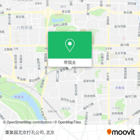 重聚园北京打孔公司地图