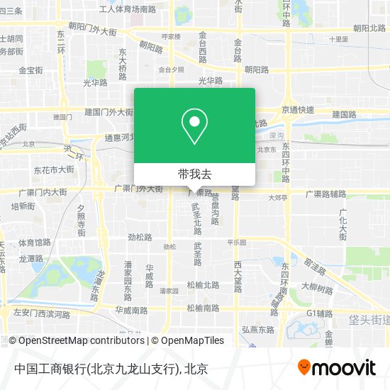 中国工商银行(北京九龙山支行)地图