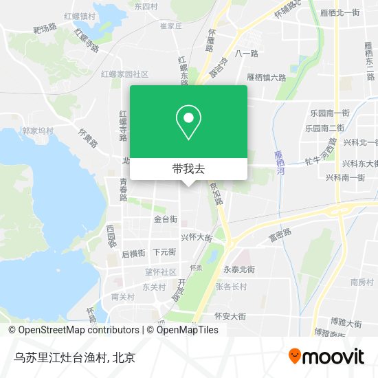 乌苏里江灶台渔村地图