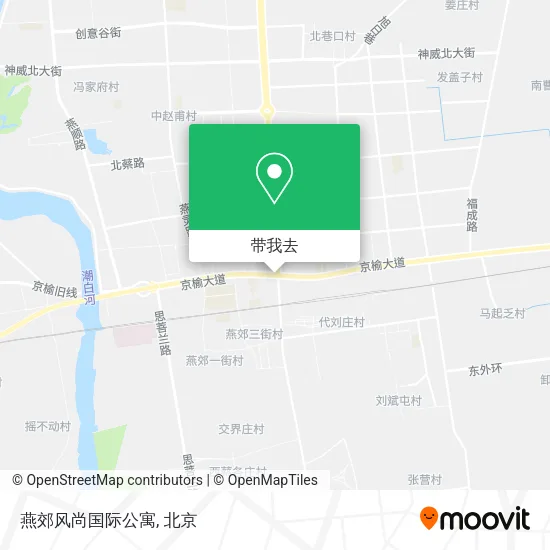燕郊风尚国际公寓地图