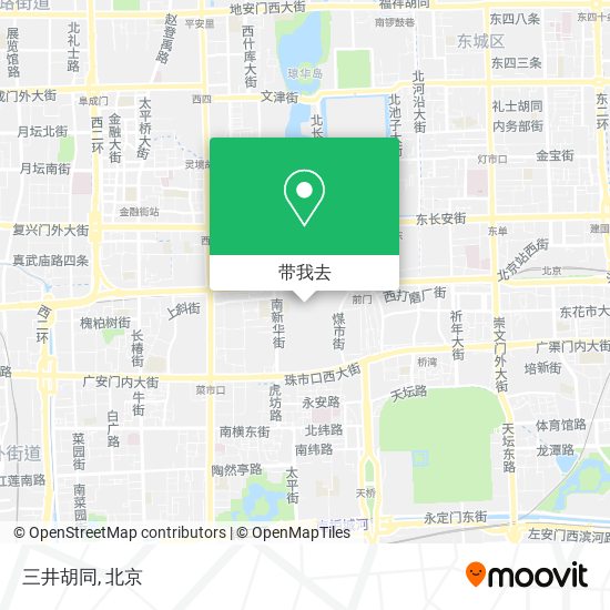 三井胡同地图