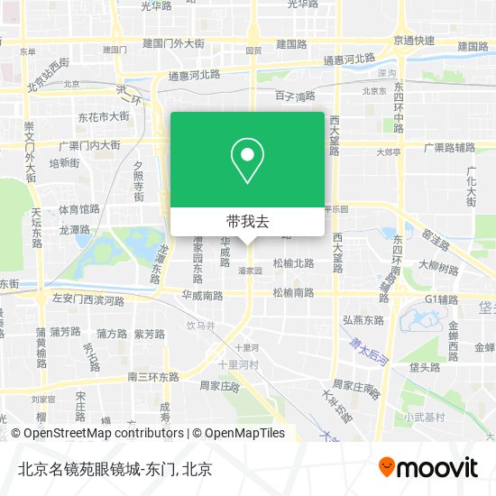 北京名镜苑眼镜城-东门地图