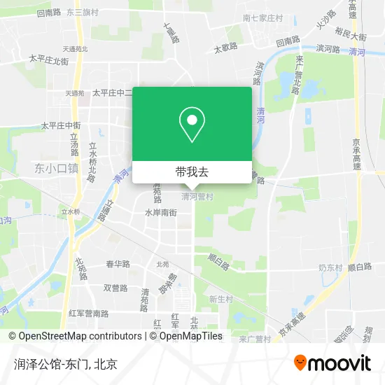 润泽公馆-东门地图